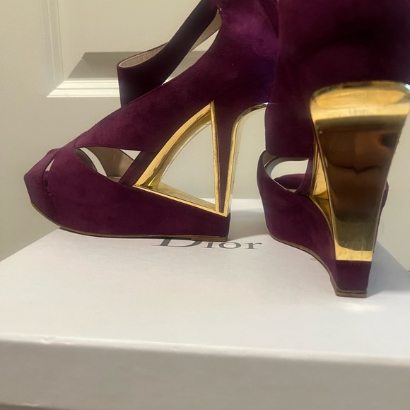 Plum Vintage DIOR heels - Picture 2 of 5